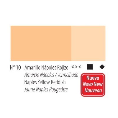 Acrílico Goya: Nº 10 Amarillo Nápoles rojizo