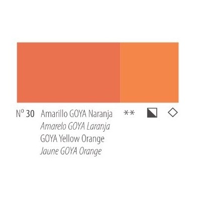 Acrílico Goya: Nº30 Amarillo GOYA Naranja