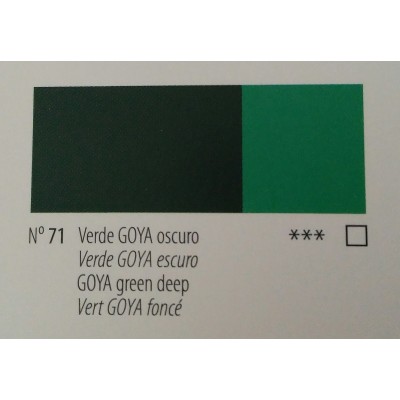 Acrílico Goya: Nº 71 Verde Goya oscuro
