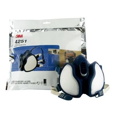 3M™ Maintenance Free Half Mask Respirator 4251