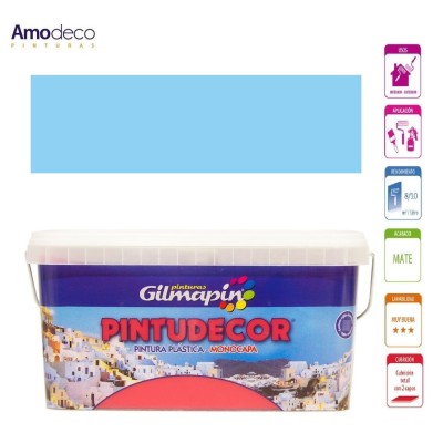 PINTURA MONOCAPA MATE PINTUDECOR Pintura plástica interior exterior GILMAPIN