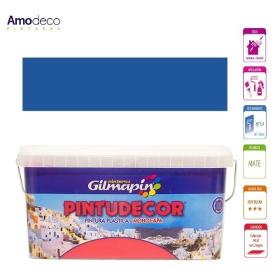 PINTURA MONOCAPA MATE PINTUDECOR Pintura plástica interior exterior GILMAPIN