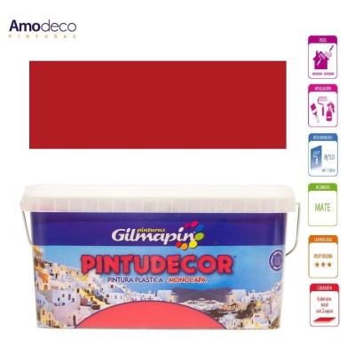 PINTURA MONOCAPA MATE PINTUDECOR Pintura plástica interior exterior GILMAPIN