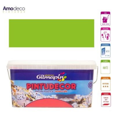 PINTURA MONOCAPA MATE PINTUDECOR Pintura plástica interior exterior GILMAPIN