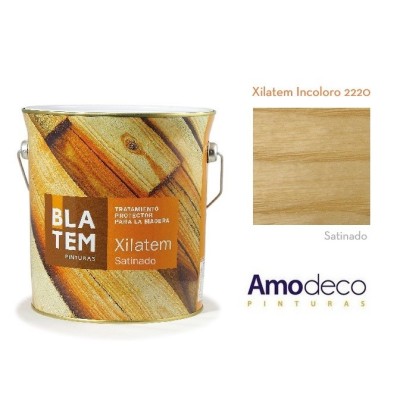 XILATEM SATINÉE LASURE, PROTECTEUR POUR BOIS EN PHASE SOLVANT PORE OUVERT. BLATEM