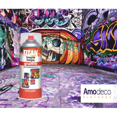 SPRAY GRAFFITI REMOVER 400 ML. (masonry and stone walls, glass objects, metal, urban furniture and other materials.)