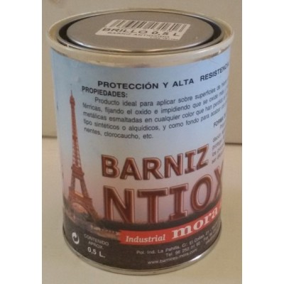BARNIZ PARA METAL ANTIOXIDANTE MATE INCOLORO. Protege  y mantiene el aspecto oxidado de los metales