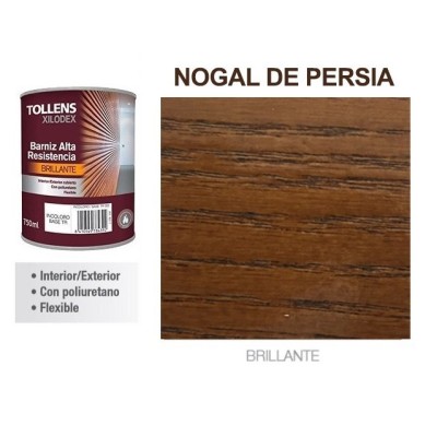 SYNTHETIC VARNISH STAIN FOR WOOD. INDOOR-OUTDOOR Wash resistant, elastic and tough. TOLLENS