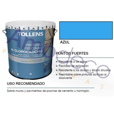 Alp pools chlorinated rubber paint
